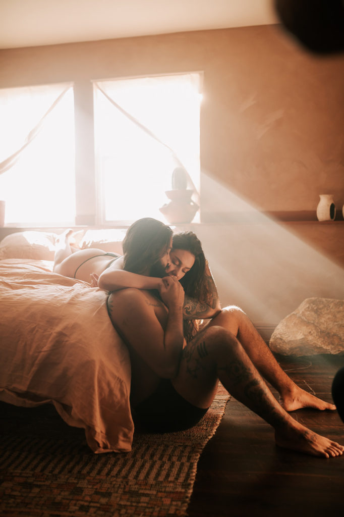 Cheeky motorcycle Session | Destination Couples Boudoir Photographer The Cheeky Club